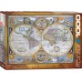 Puzzle Eurographics 1000 pièces ancienne carte du monde - Eurographics