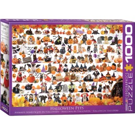 Eurographics Puzzle 1000 pièces Halloween Pets Eurographics - 1