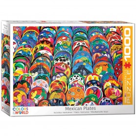 Eurographics Puzzle 1000 Pièces Assiettes Mexicaines Eurographics - 1