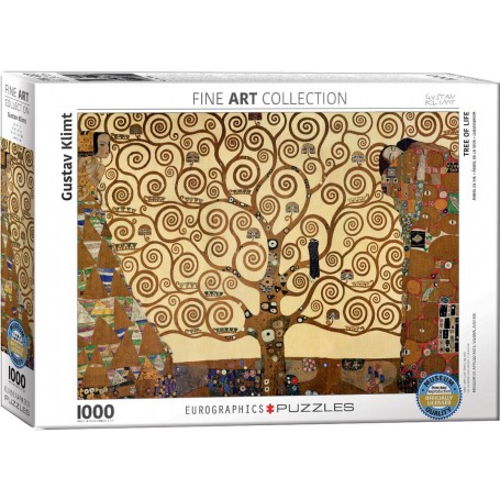 Puzzle Eurographics Tree of Life de Klimt de 1000 pièces - Eurographics