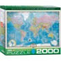 carte du monde de pièces Puzzle Eurographics 2000 - Eurographics