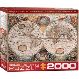 Puzzle Eurographics Carte de l'ancien monde 2000 Pièces Eurographics - 1