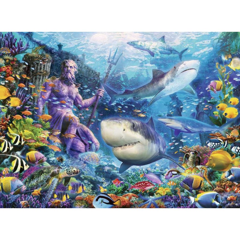 RAVENSBURGER Puzzle 500 pièces - Vue sur la mer pas cher 