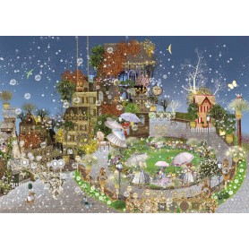 Puzzle Heye Pixie Dust, Parc des fées 1000 pièces Heye - 1