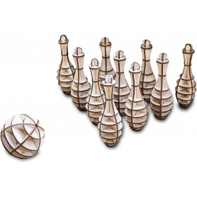 Eco Wood Art Mini Bowling Eco Wood Art - 1