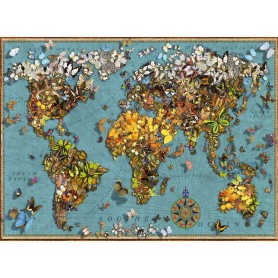 Puzzle Ravensburger World of Butterflies 500 pièces Ravensburger - 1