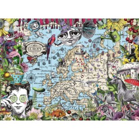 Puzzle Ravensburger Carte européenne, cirque particulier de 500 pièces Ravensburger - 1