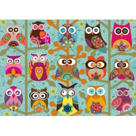 Puzzle Educa Hiboux de 500 pièces Puzzles Educa - 1