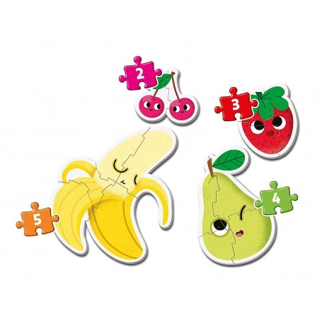 Puzzles 2x24 p - Les petits fruits et légumes - Dès 4 ans