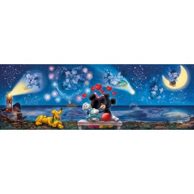 Puzzle Clementoni Le rendez-vous de Mickey et Minnie de 1000 pièces Clementoni - 1