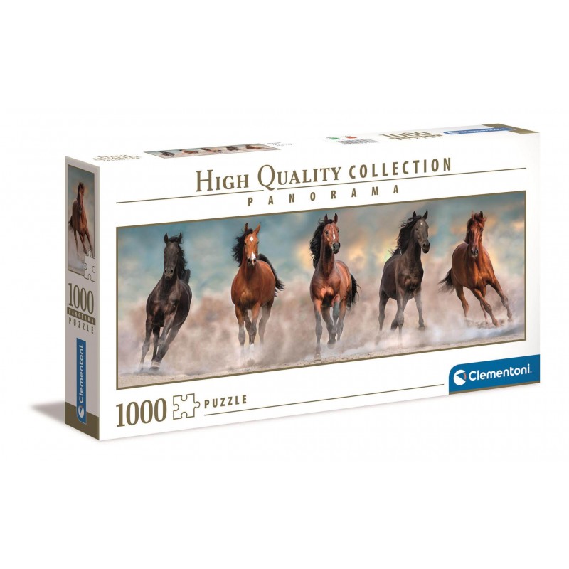 Puzzle Clementoni Panorama Horses 1000 Pièces 