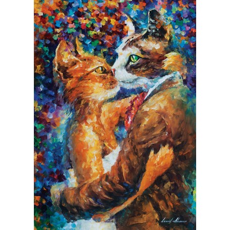 Art Puzzle La danse de l'amour des chats 1000 pièces Art Puzzle - 1