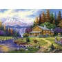 Art Puzzle Coucher de soleil dans les montagnes 1000 pièces Art Puzzle - 1