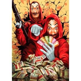 Art Puzzle La Casa de Papel: plan parfait de 1000 pièces Art Puzzle - 1