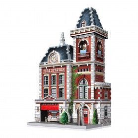 Puzzle 3D Wrebbit 3D Urbania Fire Station Collection de 285 pièces Wrebbit 3D - 1