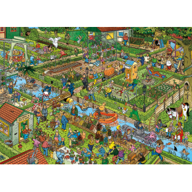 Puzzle Jumbo Le jardin de 1000 pièces Jumbo - 1