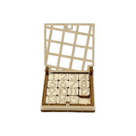 Tiny Board Game 15-Puzzle - Wooden City Wooden City - 1