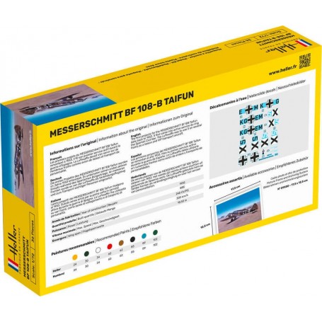 Messerschmitt Bf 108 Taifun - Starter Kit - Modèles d’avion- Heller Heller - 1