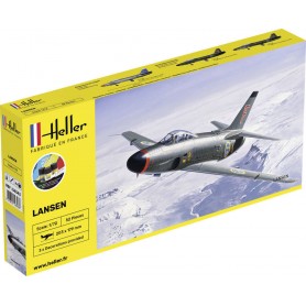 Saab 32 Lansen - Starter Kit - Maquette Avion - Heller Heller - 1