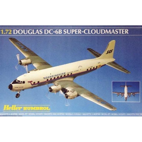 DC-6 Super Cloudmaster - Maquette Avion - Heller Heller - 1