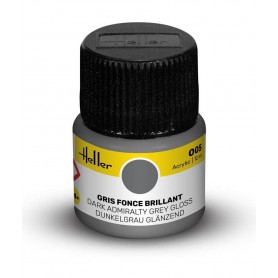 Peinture Acrylic 005 Gris Fonce Brillant Heller - 1