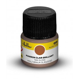Peinture Acrylic 009 Marron Clair Brillant Heller - 1