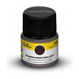 Peinture Acrylic 010 Marron Armee Brillant Heller - 1