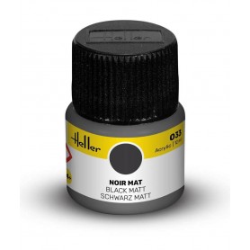 Peinture Acrylic 033 Noir Mat Heller - 1