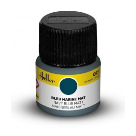 Peinture Acrylic 077 Bleu Marine Mat Heller - 1