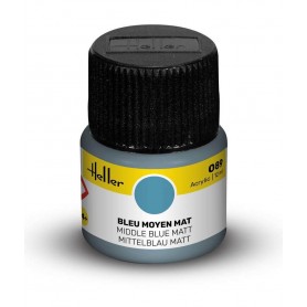 Peinture Acrylic 089 Bleu Moyen Mat Heller - 1