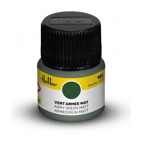 Peinture Acrylic 102 Vert Armee Mat Heller - 1