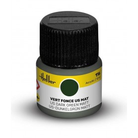 Peinture Acrylic 116 Vert Fonce Us Mat Heller - 1