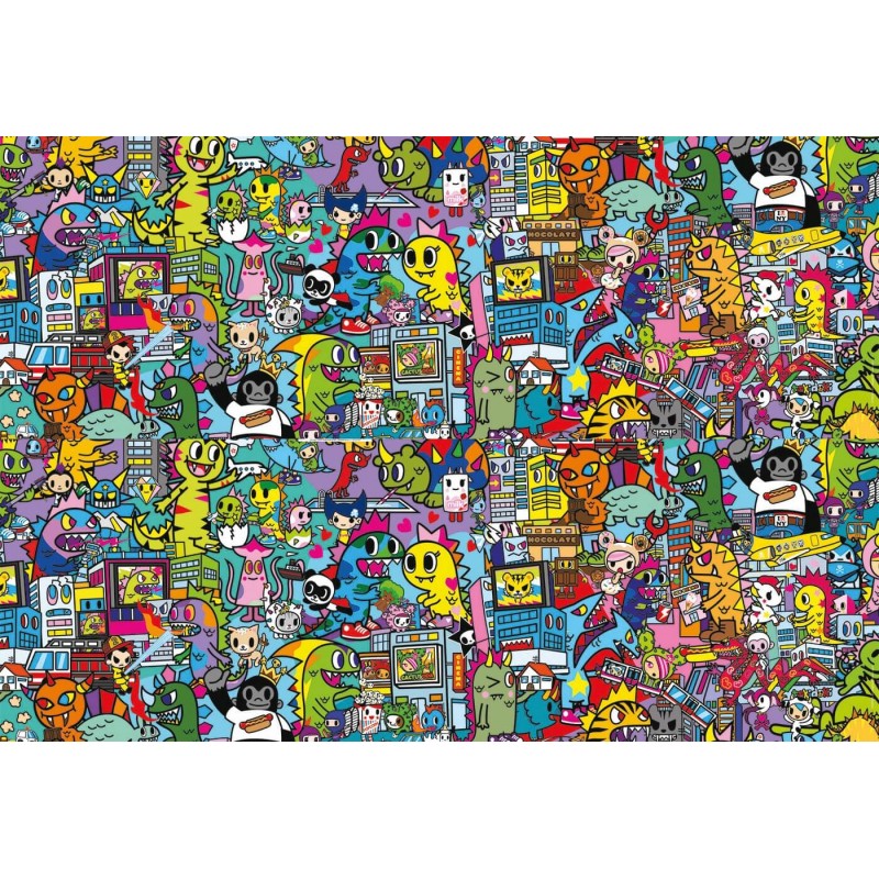 Puzzle Casse-tête impossible - Tokidoki, 1 000 pieces