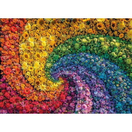 Puzzle Clementoni Flèche de couleur en spirale 1000 pièces Clementoni - 1