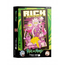 Puzzle Sdgames Affiche rétro Rick et Morty 1000 pièces SD Games - 1
