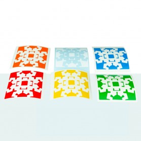 Sticker Gear Cube 3x3 Kubekings - 1