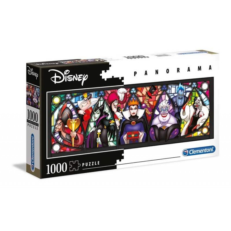 Puzzle Panorama 1000 Pièces Disney Villains Clementoni N°39088