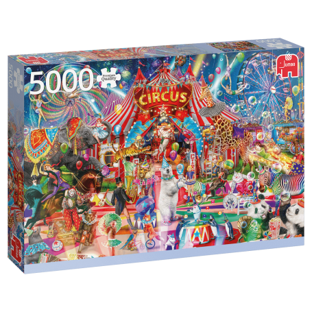 Puzzle Jumbo Une nuit au cirque de 5000 pièces Jumbo - 1