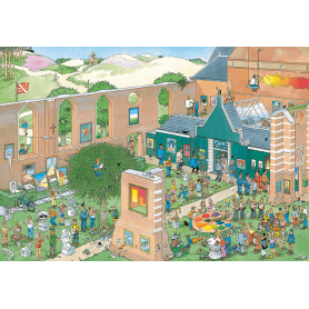Puzzle Jumbo Marché de l'art de 2000 pièces Jumbo - 1