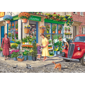 Puzzle Falcon Le magasin de fleurs de 1000 pièces Jumbo - 1