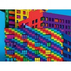 Puzzle Peinture à l'huile - Art - Abstrait - Coloré - Puzzle - Puzzle 1000  pièces adultes