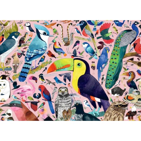 Puzzle Ravensburger Oiseaux incroyables, 1000 pièces Ravensburger - 1