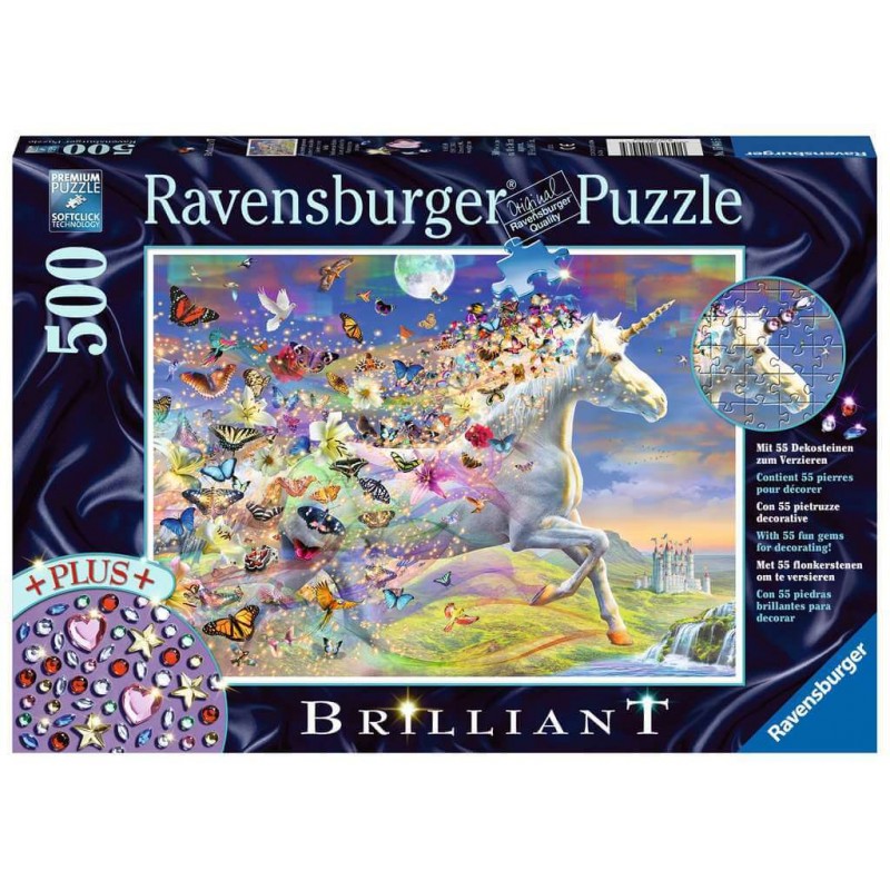 Puzzle 500 Mappemonde de Papillons jeux et jouets Royan Ikaipaka