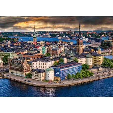 Puzzle Ravensburger Stockholm, Suède de 1000 pièces Ravensburger - 1
