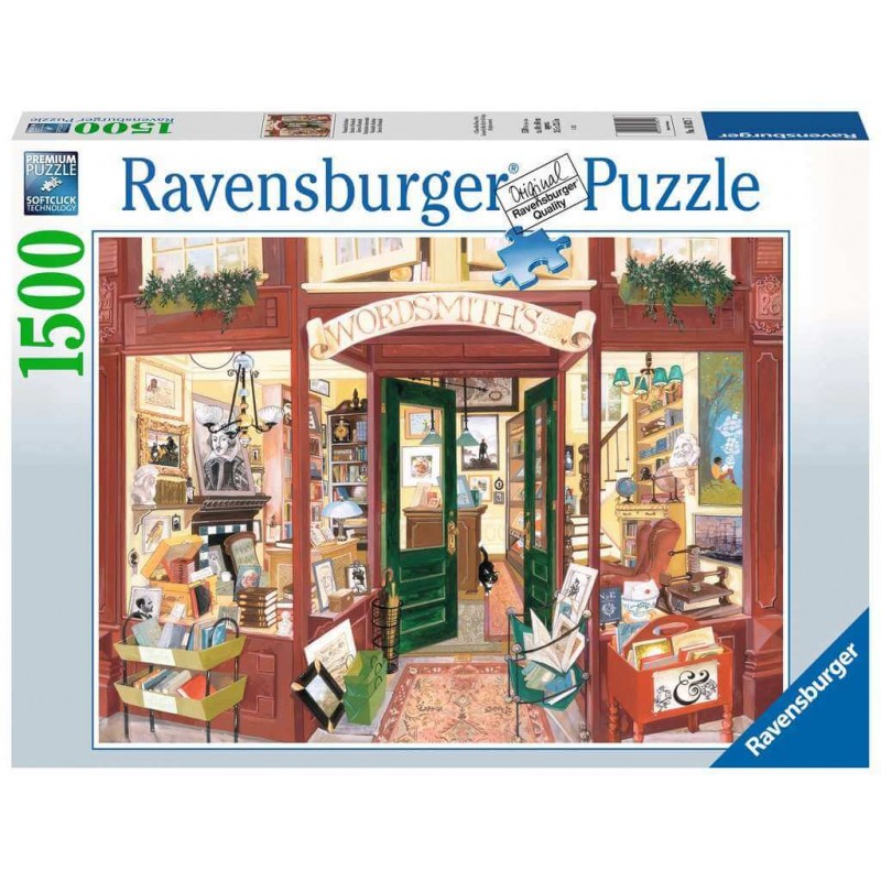 Puzzle Ravensburger Bibliothèque Wordsmith 1500 pièces 