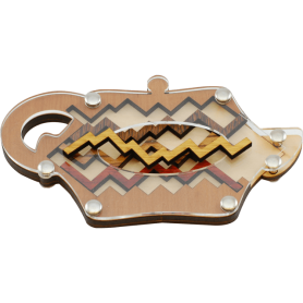 Puzzle en bois - La lampe d'Aladin Logica Giochi - 1