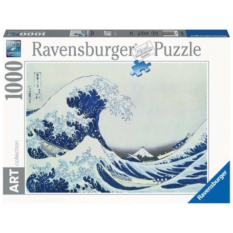 Puzzle Ravensburger La Grande Vague de Kanagawa 1000 Pièces Ravensburger - 1