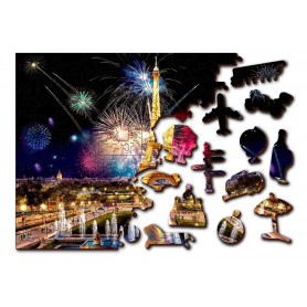 Puzzle Wooden City Paris de nuit Wooden City - 1