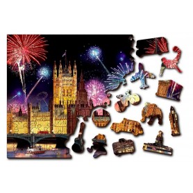 Puzzle Wooden City Londres de nuit Wooden City - 1