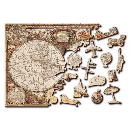 Puzzle Wooden City Carte du monde antique Wooden City - 1